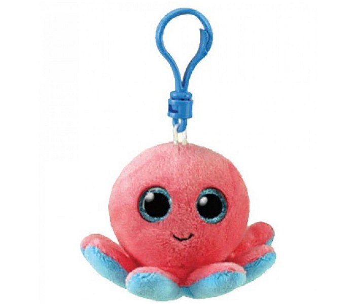 Igračka Ty Pliš oktopod,privezak clip