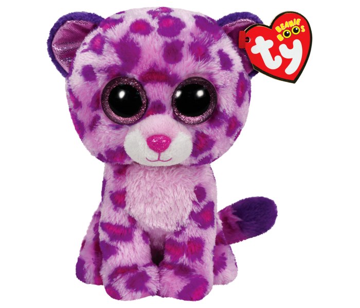 Plis pink leopard 15cm regular