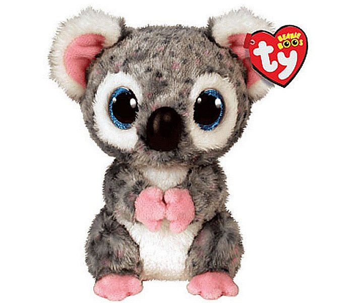 Igračka Ty Pliš siva koala15 cm., regular