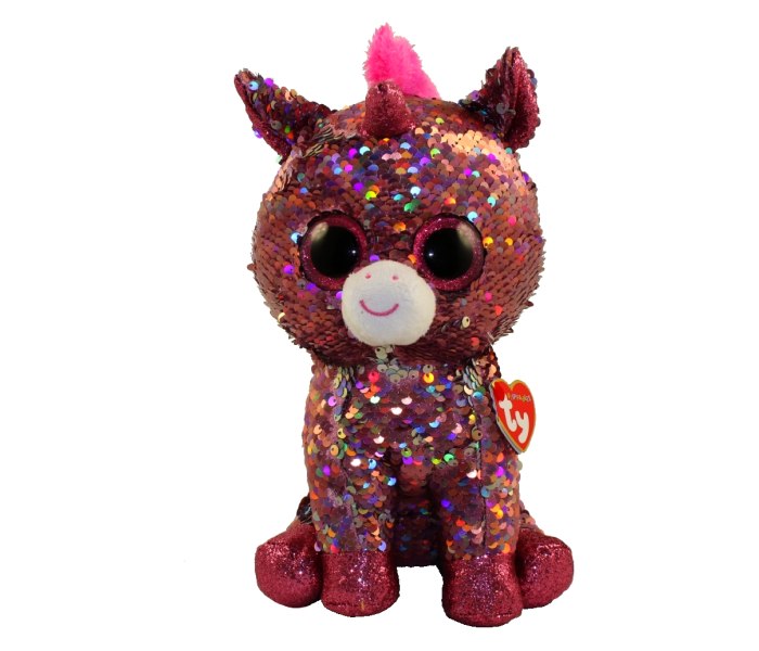 Plis Ty sjajni jednorog pink