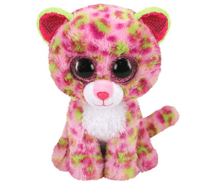 Igračka plišana pink leopard, 24cm