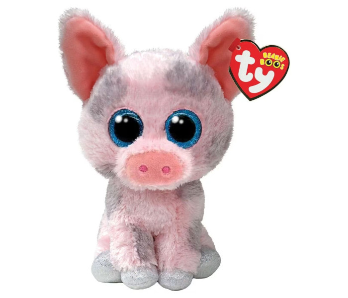 Igračka Ty Pliš pink prase, 15cm. regular