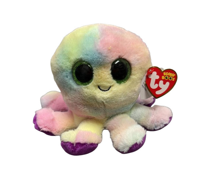 Igračka Ty Pliš šareni oktopod, regular