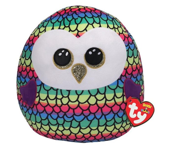 Igračka Ty Pliš jastuk sova 22cm.