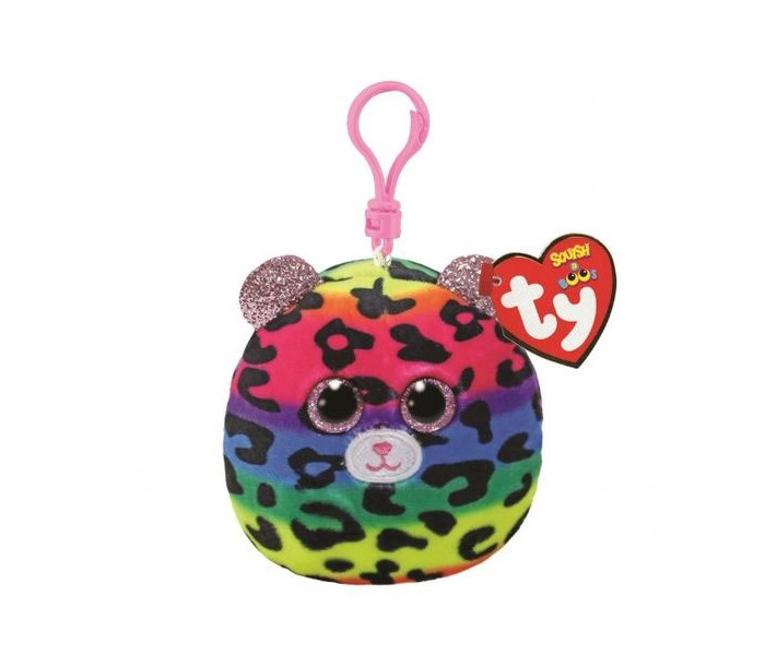 Igračka privezak Ty Pliš leopard, clip