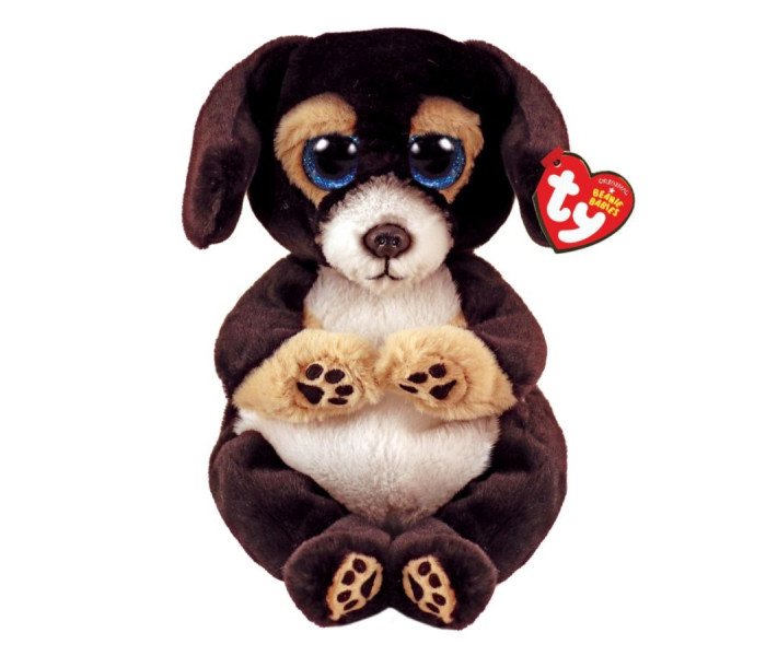 Igračka Ty Pliš crni pas, regular