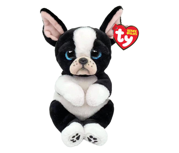 Igračka Ty Pliš bijelo crni pas, regular