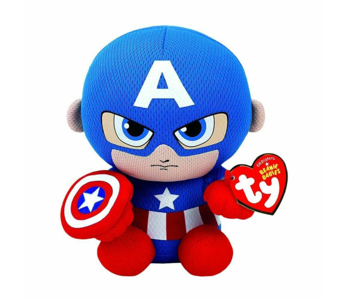 Igračka Ty Pliš Captain America, regular