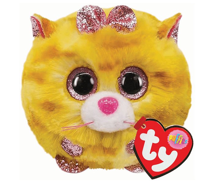 Igračka plišana mačka žuta