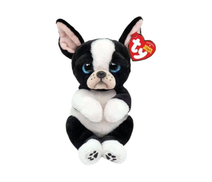 Igračka Ty Pliš crno bijeli pas 24cm, medium