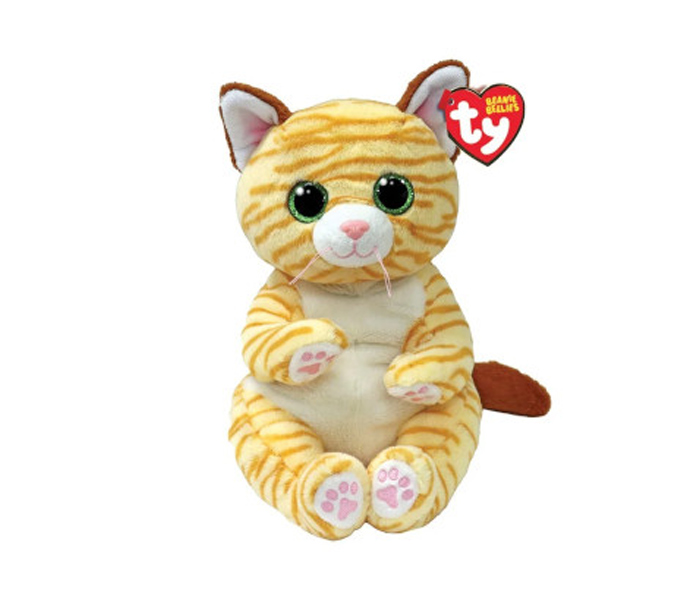 Igračka Ty Pliš žuta mačka 24cm, medium