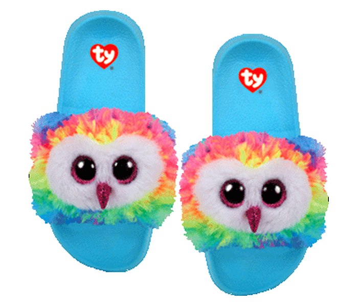 Plis Ty papuce sova multicolor vel.S (28-31)