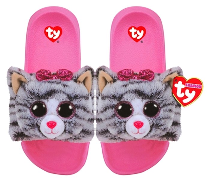 Plis Ty papuce siva macka vel.L (36-38)