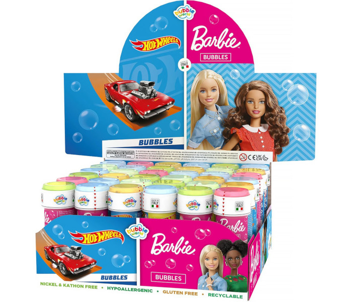 Igračka Dulcop mjehurići Barbie/ Hot Wheels