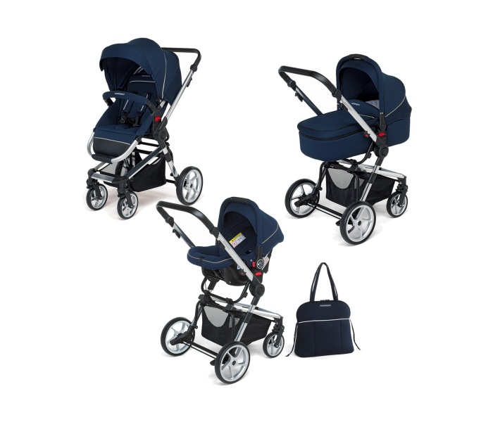 Kolica trio 3chic travel sistem marine
