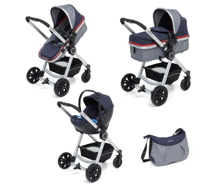 Kolica trio bikini travel system marine