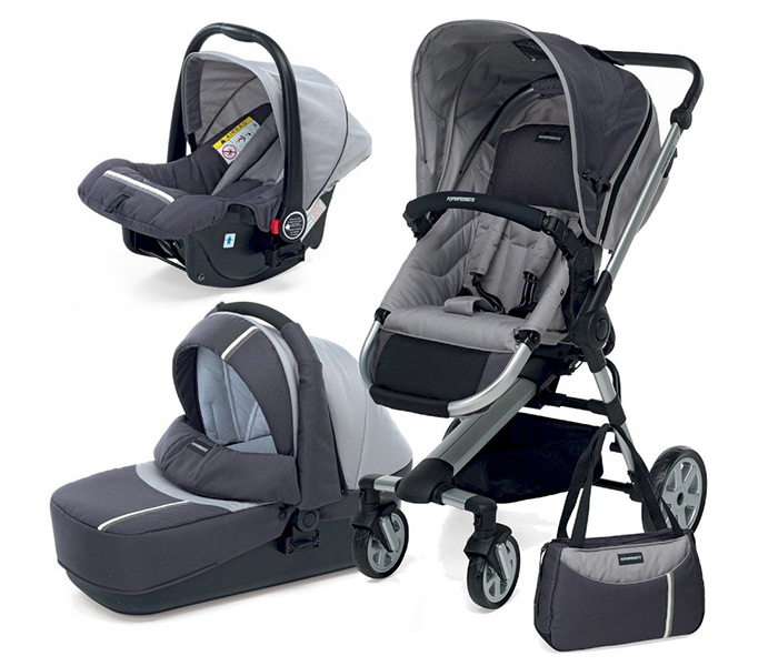 Kolica Up3 travel system sport grey