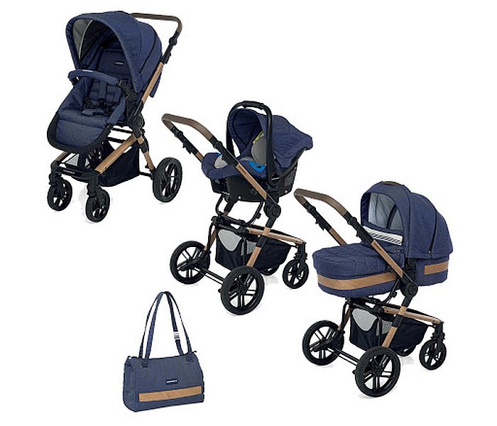 Kolica Iwood travel system active jeans