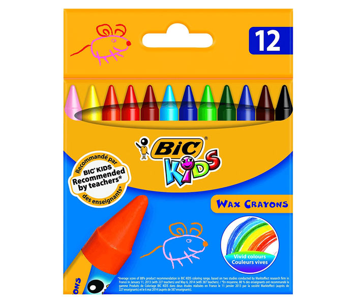 BIC Wax Cray,Cbwx voštane bojice 12/1