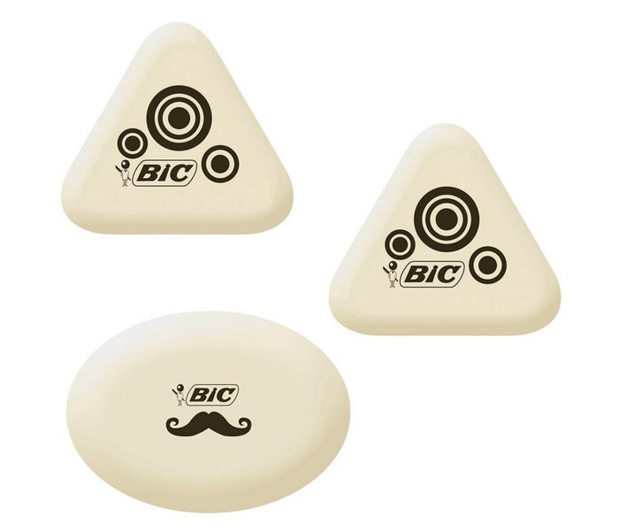 BIC Eraser Mini Fun gumica 3kom