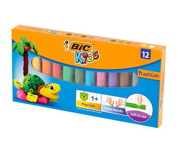 BIC plastelin 12kom