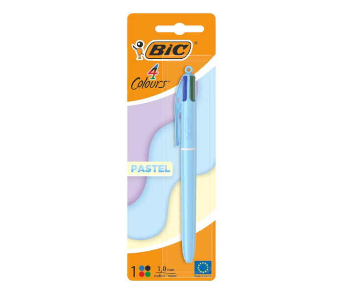BIC hemijska olovka  sa 4 boje, pastelne