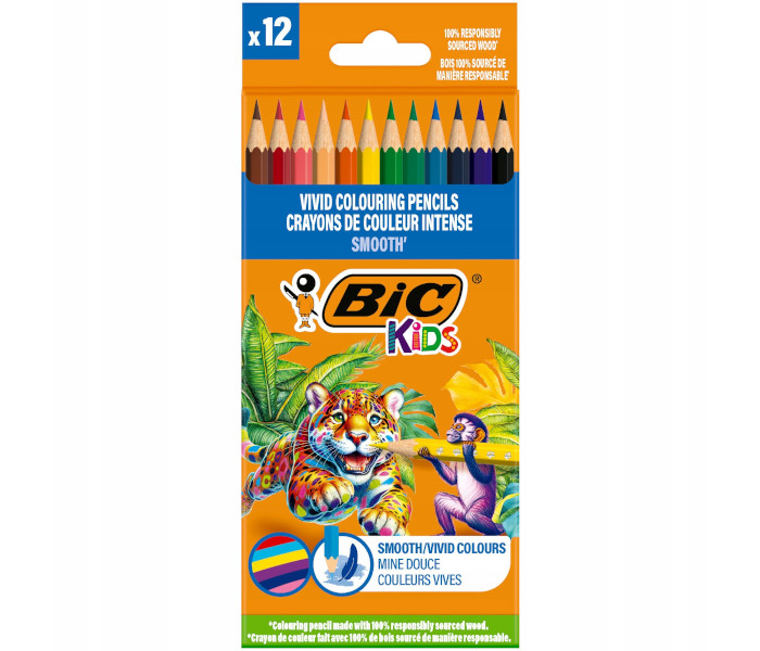 BIC drvene bojice 12/1