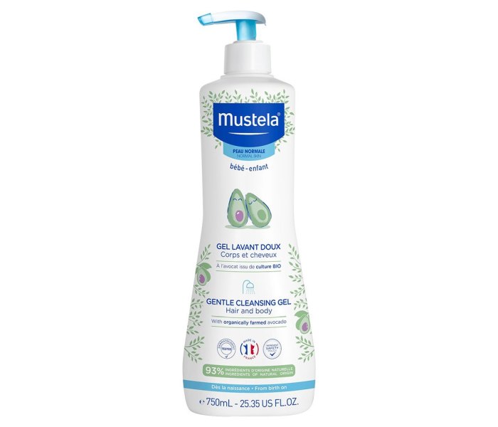 Mustela dermatološki gel za kupanje 750ml.