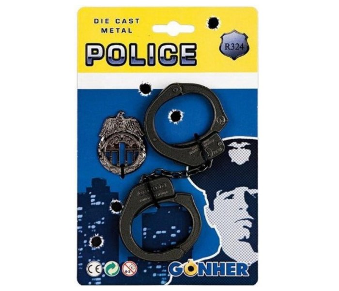 Igračka policijski bedž i lisice