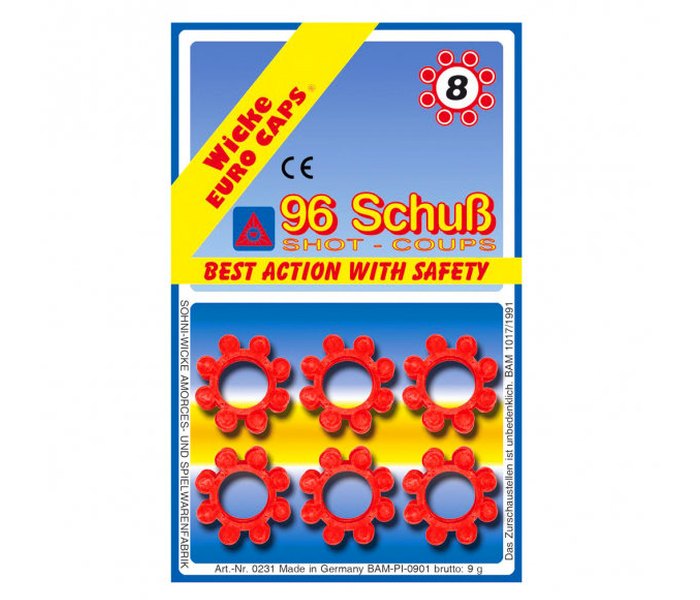 Igračka municija za pištolj, 8 komada