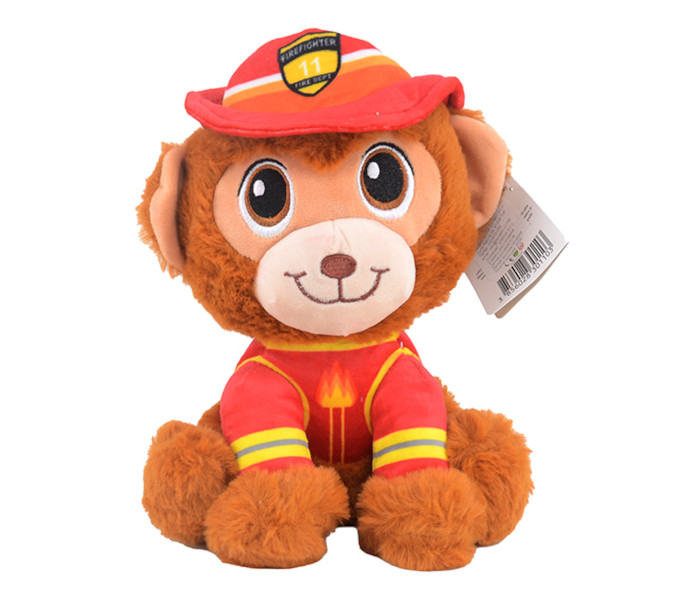 Igracka PLIŠ MAJMUN VATROGASAC 20 CM