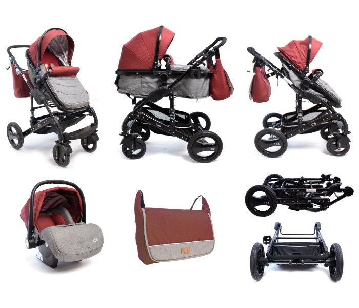 Kolica Matrix 3U1 crvena