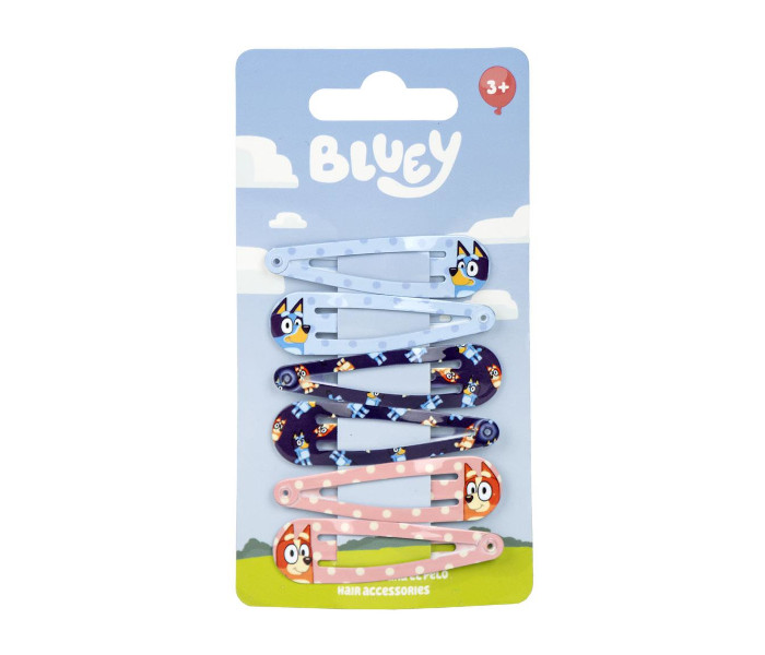 Šnale za kosu Cerda Bluey, 6 kom.