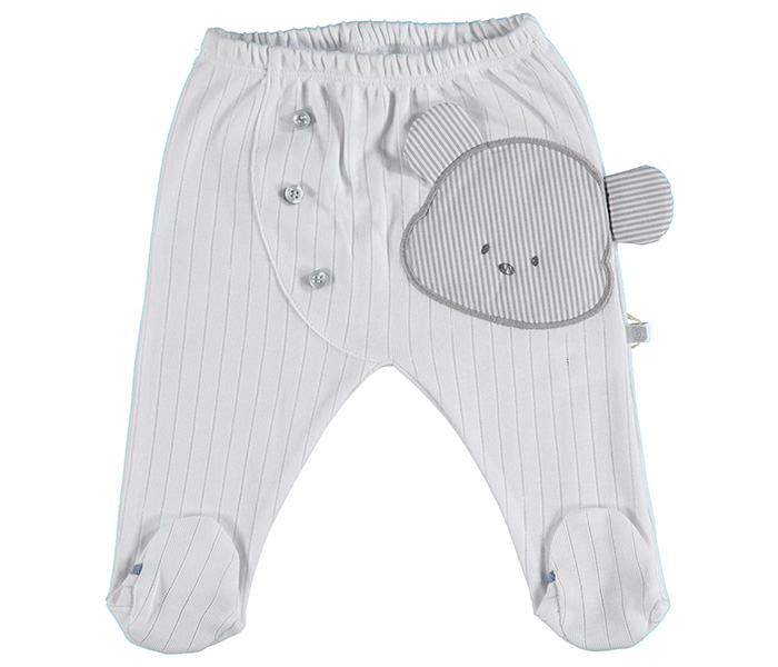 Bebi pantalone Bibaby meda 62 bijele