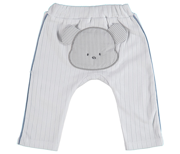 Bebi pantalone Bibaby meda 68 bijele