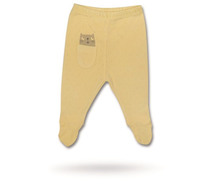 Pantalone za bebe Bimini mackice 68 žute