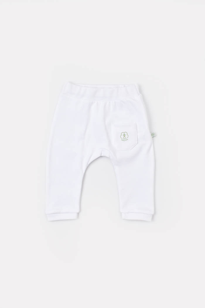 Bebi pantalone BiOrganic,bijele,62cm.