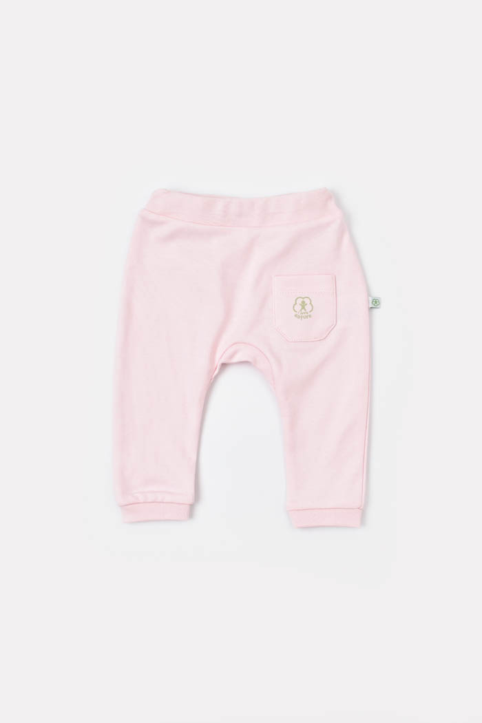 Pantalone za bebe BiOrganic priroda roze 68 cm