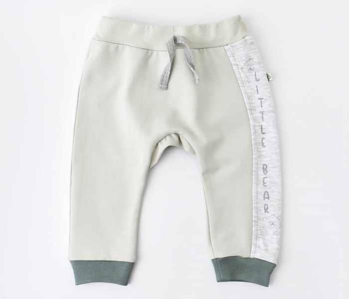 Pantalone za bebe BiOrganic meda zagrli me 2 dijela zelene 68 cm