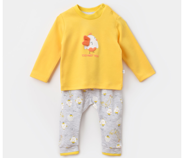 Set za novorođenče BiBaby 2 dijela cNc žuti 62 cm