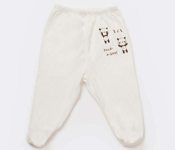 Pantalone za bebe BiBaby panda bež 56 cm