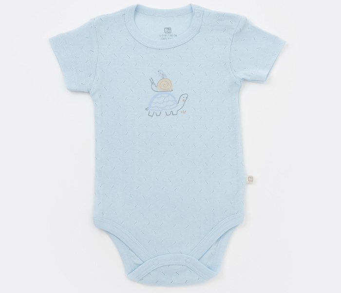 Bodi za bebe BiBaby kornjača plavi 68 cm