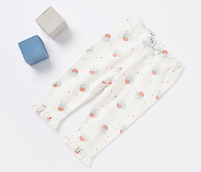 Pantalone za bebu BiOrganic zeko bež 68 cm