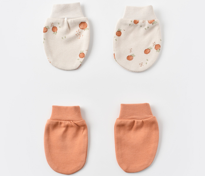 Rukavice za bebu BiOrganic 2 komada voce bež