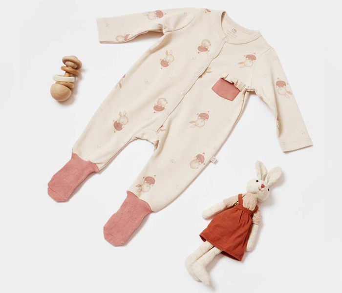 Špilhozna BiBaby princeza bež/roza 68 cm