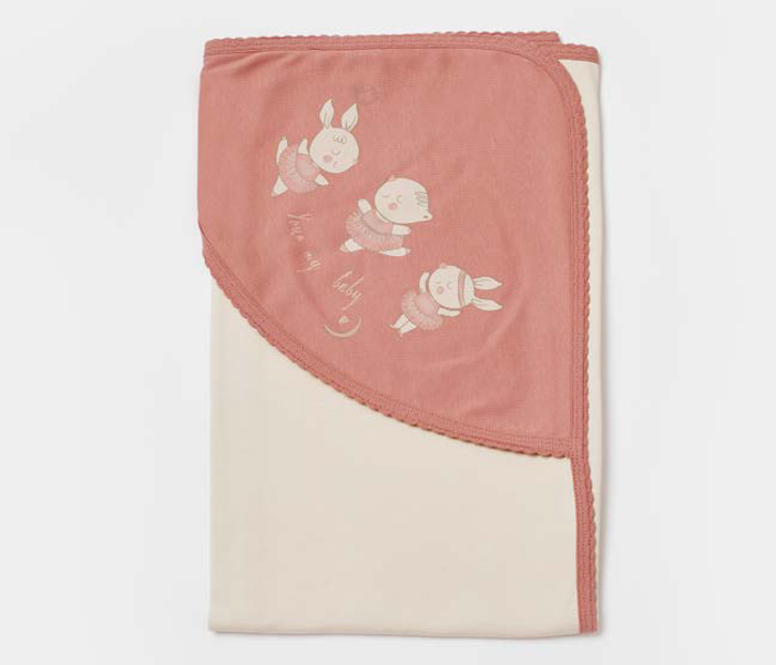 Peškir Bibaby princess  bež/roza 85*90 cm