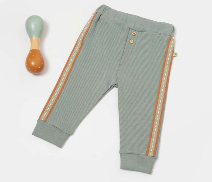 Pantalone za bebe BiOrganic zelene 86 cm