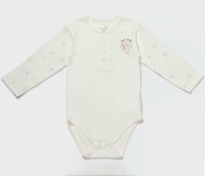 Bebi bodi dugi rukav Biorganic, zeleni 86 cm