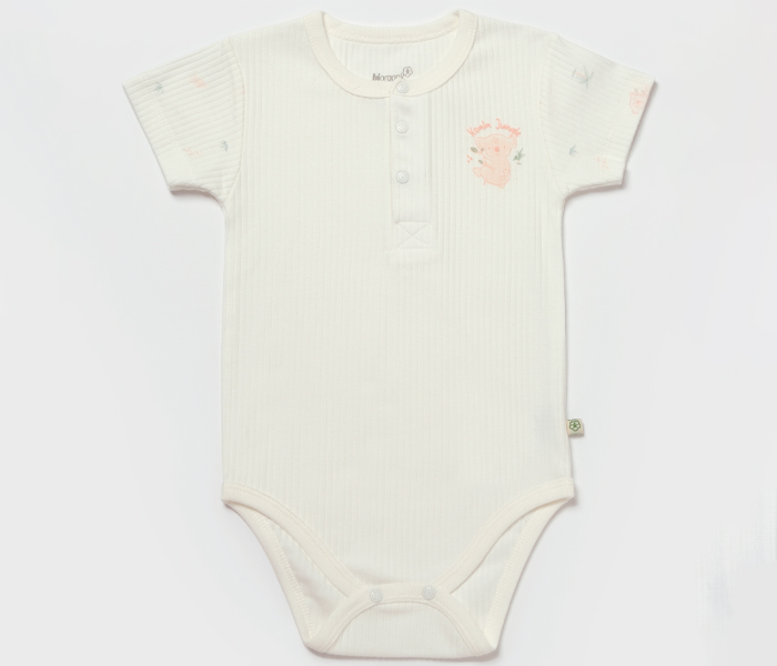 Bebi bodi kratki rukav Biorganic, rozi 98 cm