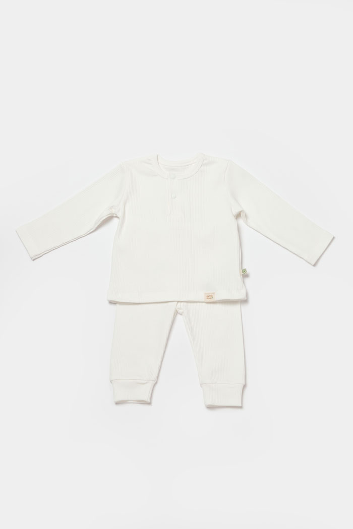 Bebi set BiOrganic 2/1 pantalone sa majicom, bež, 80cm
